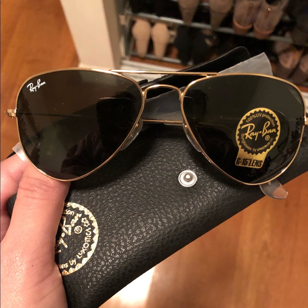 Authentic ray ban aviators